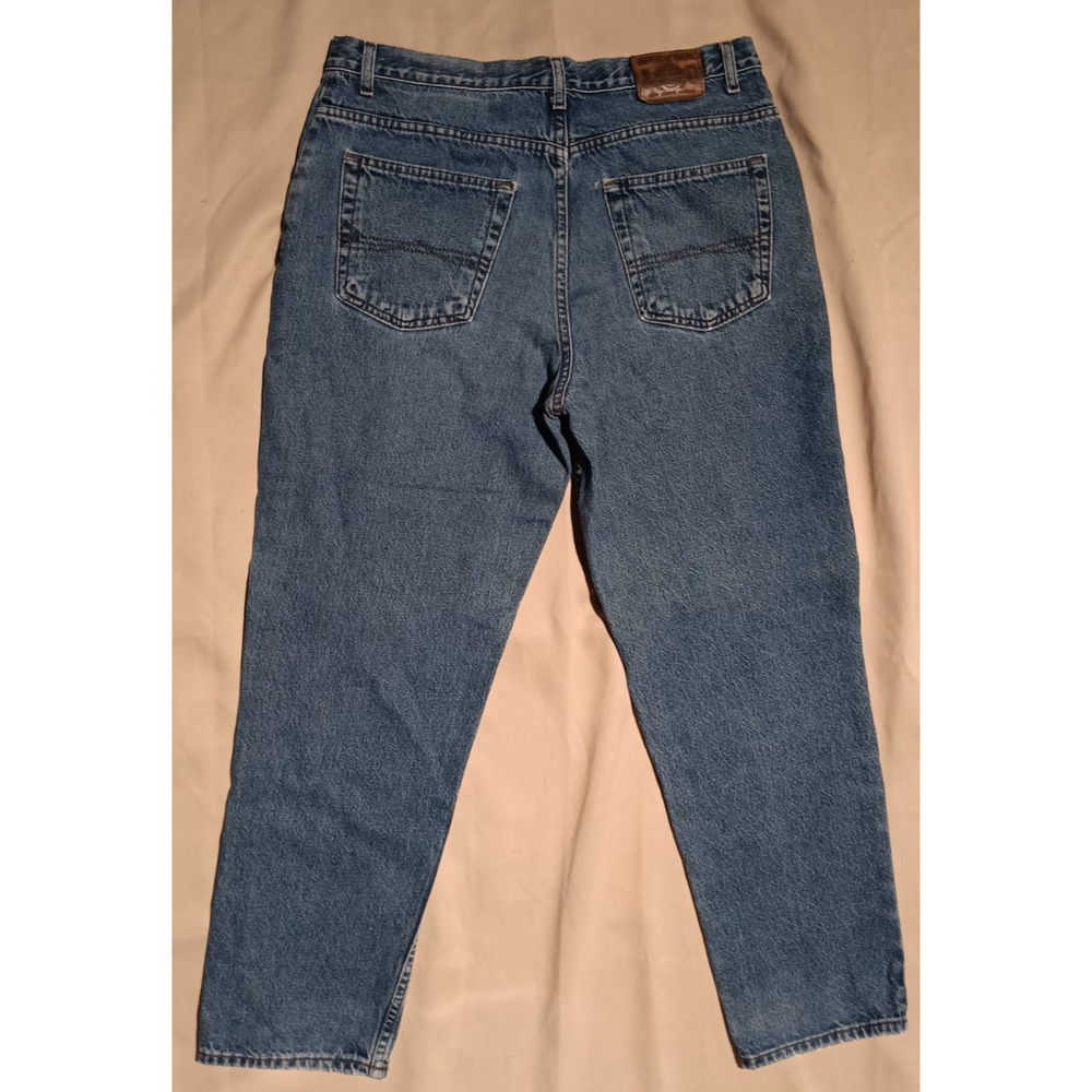 Vtg 90s Bugle Boy Jeans Men’s 36x30 Blue Denim Relaxed Straight Retro USA Made